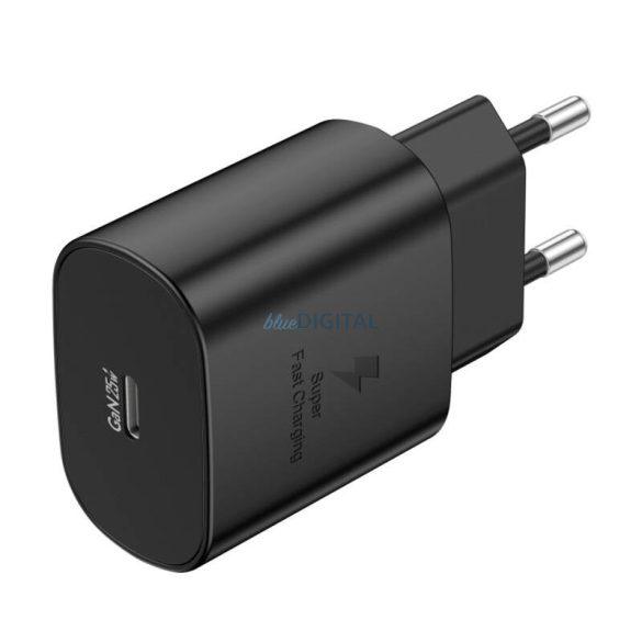 Foneng EU51 hálózati töltő 1xUSB-C csatlakozással és Type-C - Lightning kábellel 25W - fekete