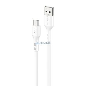 Foneng X36 USB-Micro USB kábel, 2.4A, 2m (fehér)