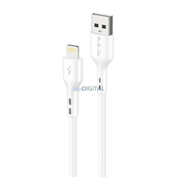 Foneng X36 USB Lightning kábel, 2.4A, 2m (fehér)