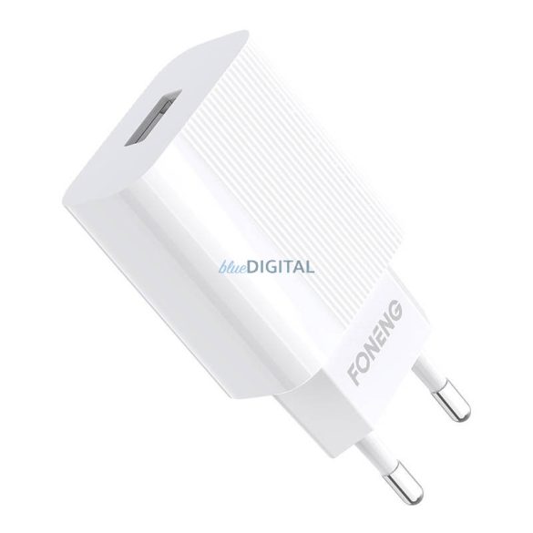 Foneng EU28 2.4A töltő + USB-A és Lighning kábel