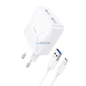 Töltő Foneng EU35 USB, Micro USB 2.4A