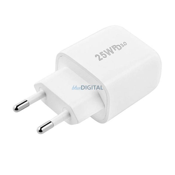 Gyorstöltő Foneng EU40, USB-C, 25W (fehér)