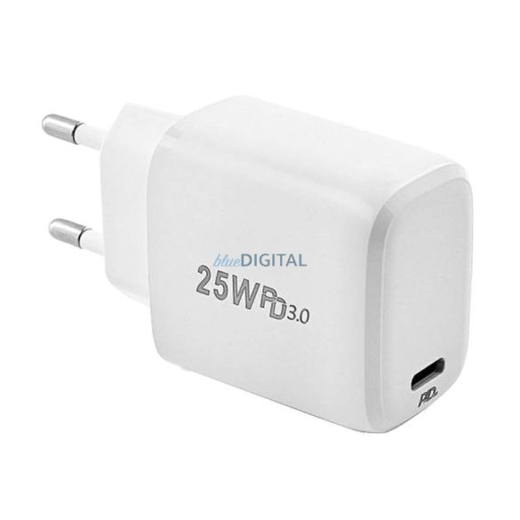 Gyorstöltő Foneng EU40, USB-C, 25W (fehér)
