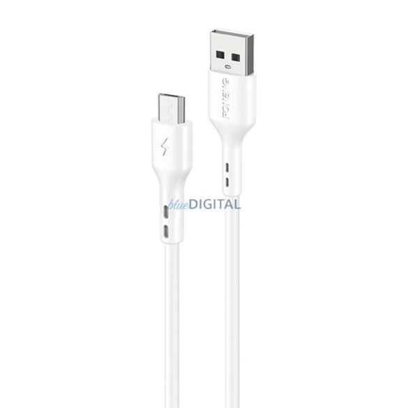 Foneng X36 USB-Micro USB kábel, 3A, 1m (fehér)