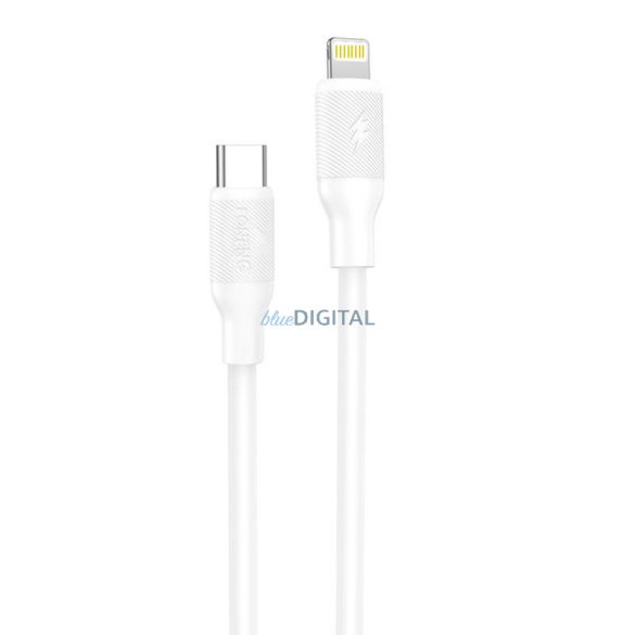 USB kábel Lightning Foneng X80, 27W, 1m (fehér)