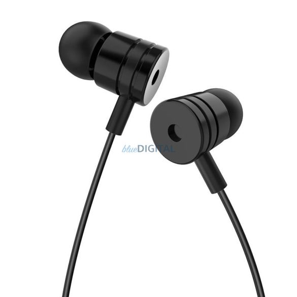 Foneng EP200 vezetékes, fülbe dugható fejhallgató, mini jack (fekete)