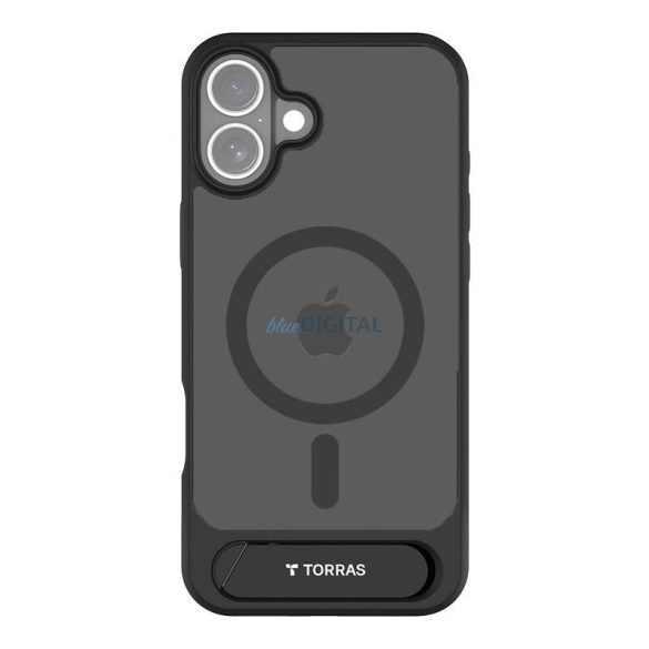 Torras Pstand Series tok kitámasztóval iPhone 16 - fekete