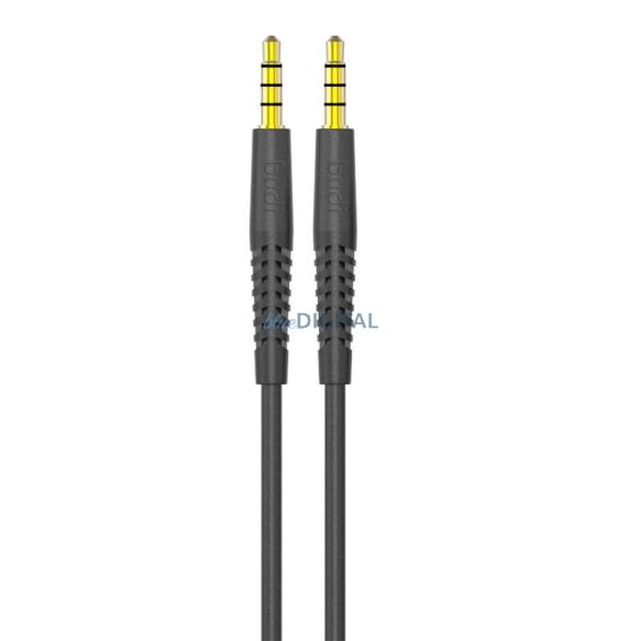 AUX kábel mini jack 3,5 mm mini jack 3,5 mm B-UDI, 1,2 m (fekete)