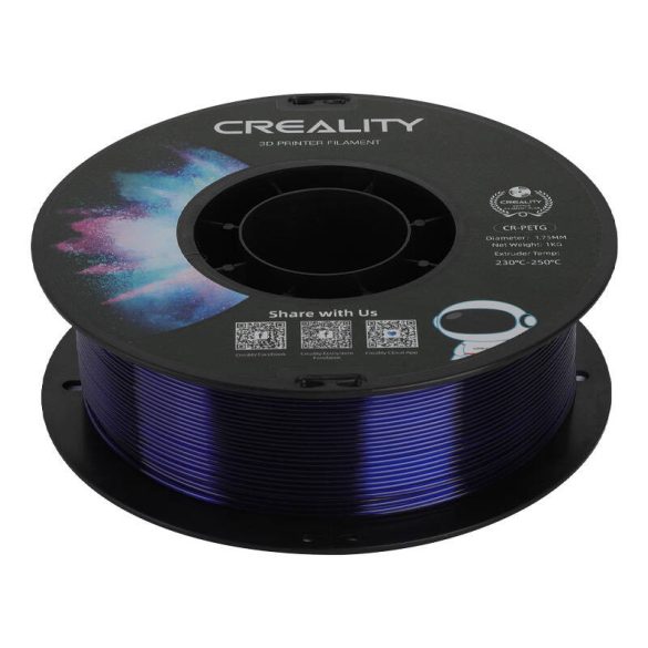 CR-PETG Filament Creality (átlátszó kék)