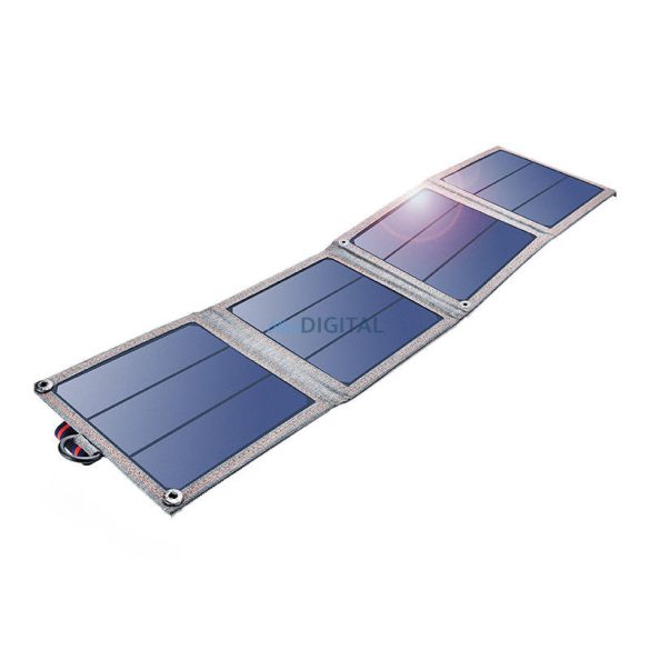 Összecsukható napelemes töltő Choetech SC004 14W, 1xUSB (szürke)