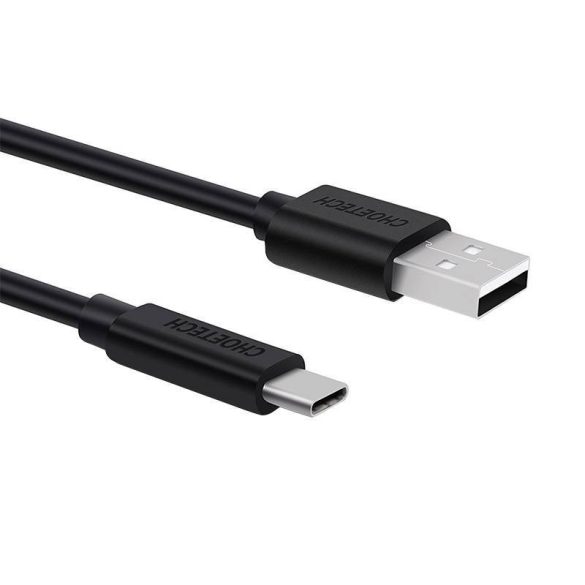 USB-USB-C kábel Choetech AC0002, 1m (fekete)