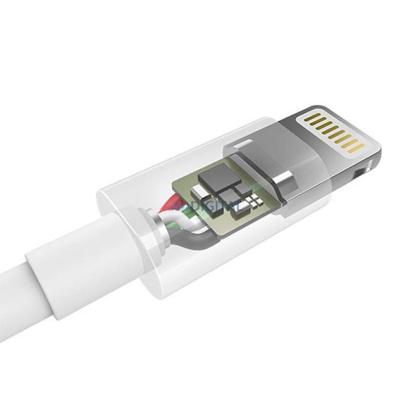 USB Lightning kábel Choetech IP0026, MFi, 1.2m (fehér)