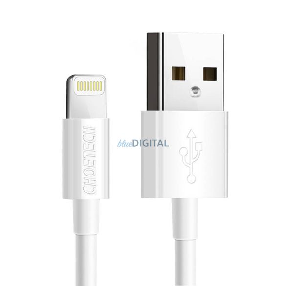 USB Lightning kábel Choetech IP0026, MFi, 1.2m (fehér)