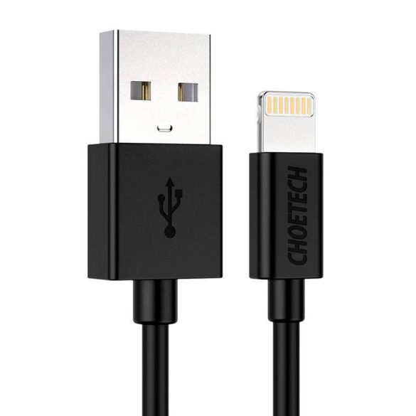 USB Lightning kábel Choetech IP0026,1.2m (fekete)