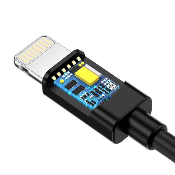 USB Lightning kábel Choetech IP0026,1.2m (fekete)