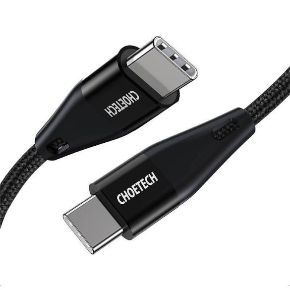 Kábel USB-C ről USB-C Choetech, XCC-1003, PD 60W 1.2m (fekete)