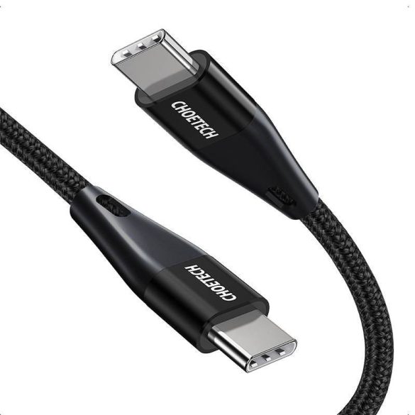 Kábel USB-C ről USB-C Choetech, XCC-1003, PD 60W 1.2m (fekete)