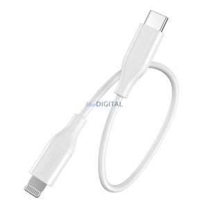 Choetech IP0040 USB-C és Lightning PD18/30W 1,2m (fehér) kábel