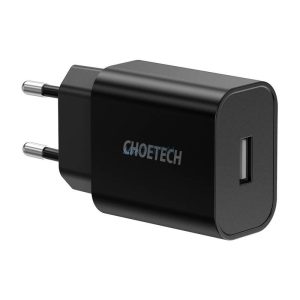 Choetech Q5002 hálózati töltő 1xUSB-A csatlakozással 12W - fekete