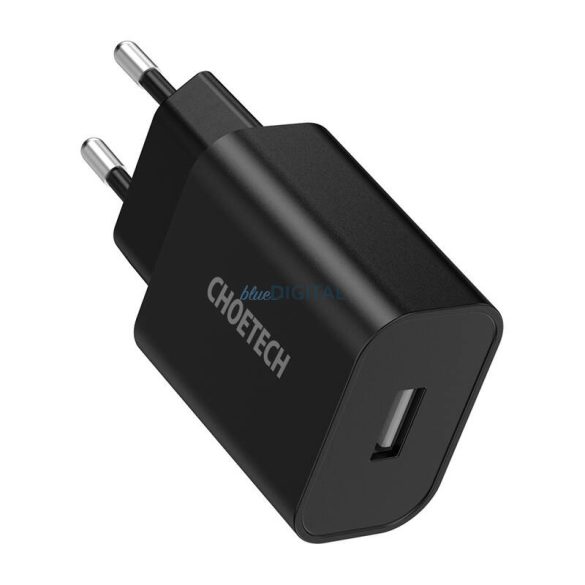 Choetech Q5002 hálózati töltő 1xUSB-A csatlakozással 12W - fekete