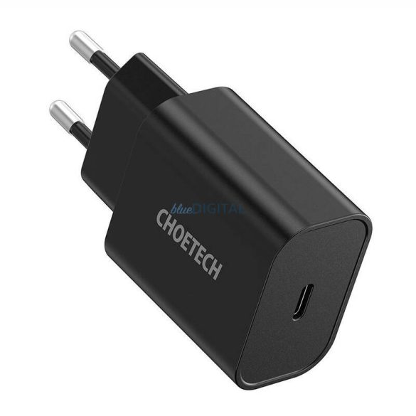 Choetech Q5004 hálózati töltő 1xUSB-C csatlakozással 20W - fekete