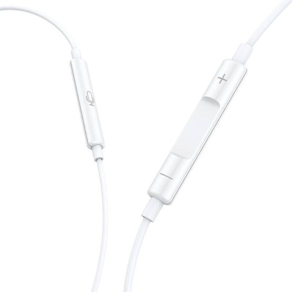 Vezetékes fülhallgató Vipfan M14 , USB-C, 1,1 m (fehér)
