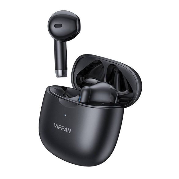 TWS Vipfan T06 vezeték nélküli fülhallgató, Bluetooth 5.0 (fekete)
