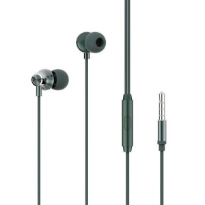 Vezetékes fülhallgató Vipfan M07, 3.5mm (zöld)