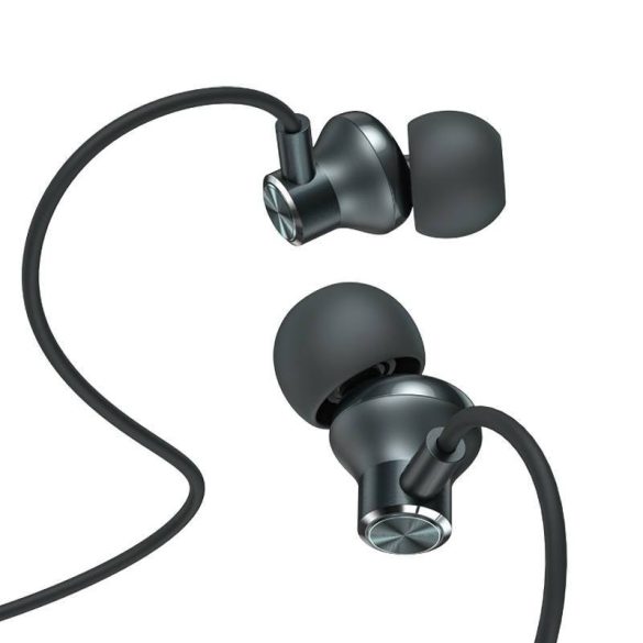 Vezetékes fülhallgató Vipfan M07, 3.5mm (szürke)