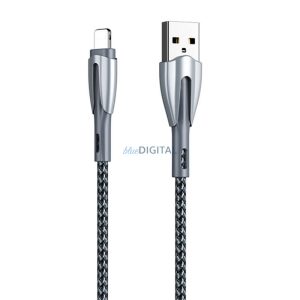 Kábel USB Lightning Remax Armor, 1m, 3.0A (fekete)