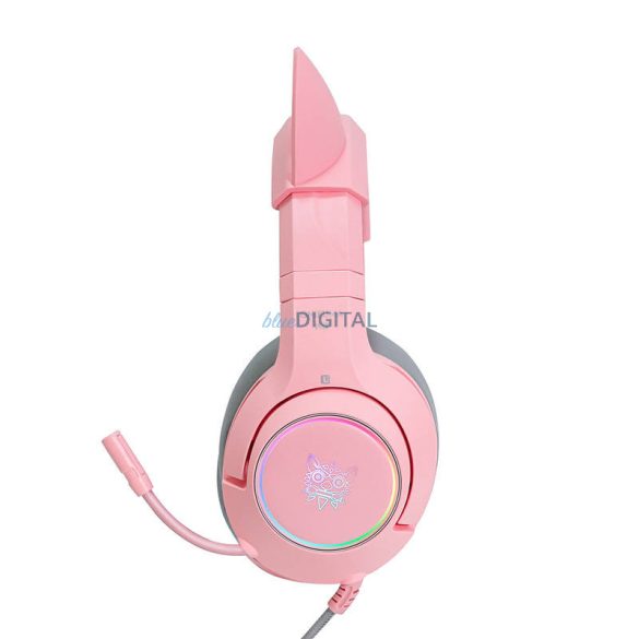 ONIKUMA K9 rózsaszín Gaming fejhallgató