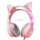 Gaming fejhallgató ONIKUMA X15Pro Pink Cat's Ears