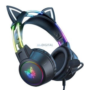 ONIKUMA X15 Pro Gaming headset Cat (fekete)