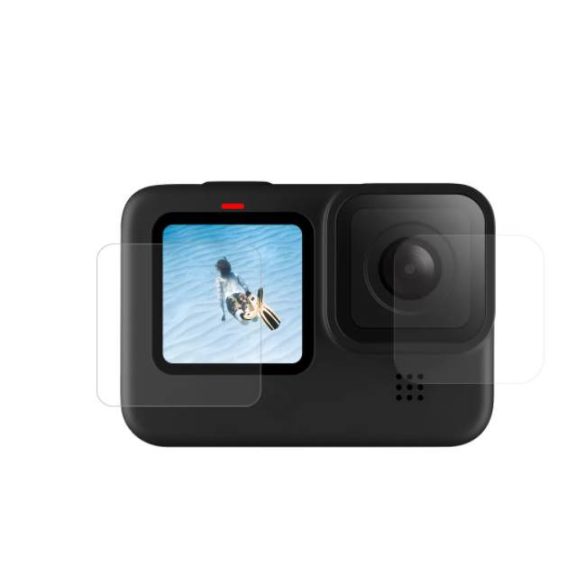 Edzett üveg képernyőhöz és Telesin lencse GoPro Hero 9 / Hero 10 / Hero 11 / Hero 12 (GP-FLM-901) számára