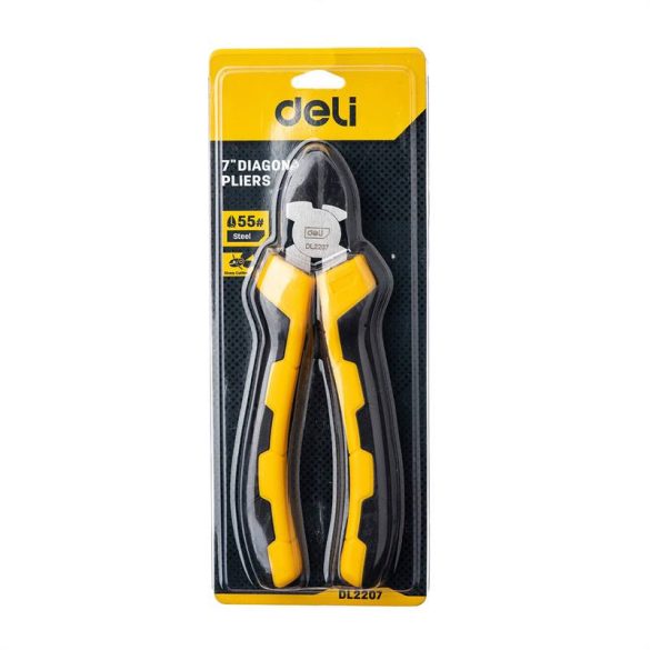 Deli Tools EDL2207 oldalvágó 7" (sárga)