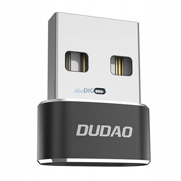 Adapter Dudao L16AC USB-C USB-re (fekete)