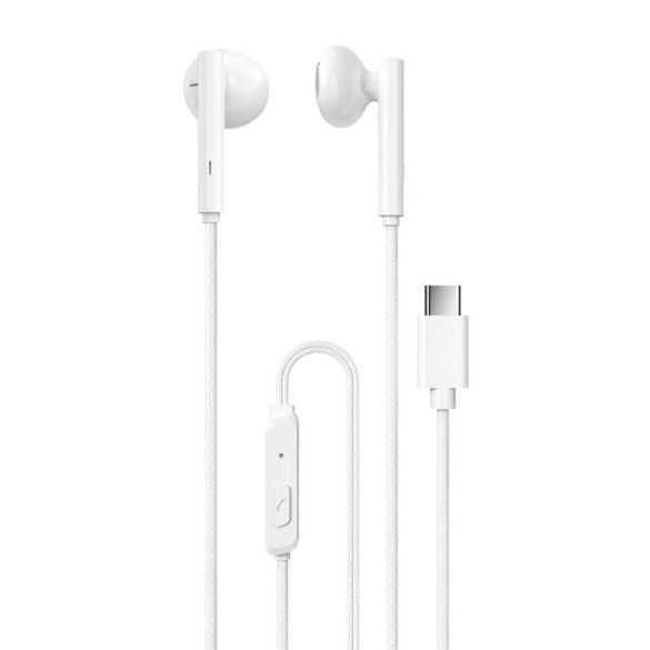 Vezetékes fülhallgató Dudao X3B USB-C csatlakozóval (fehér)