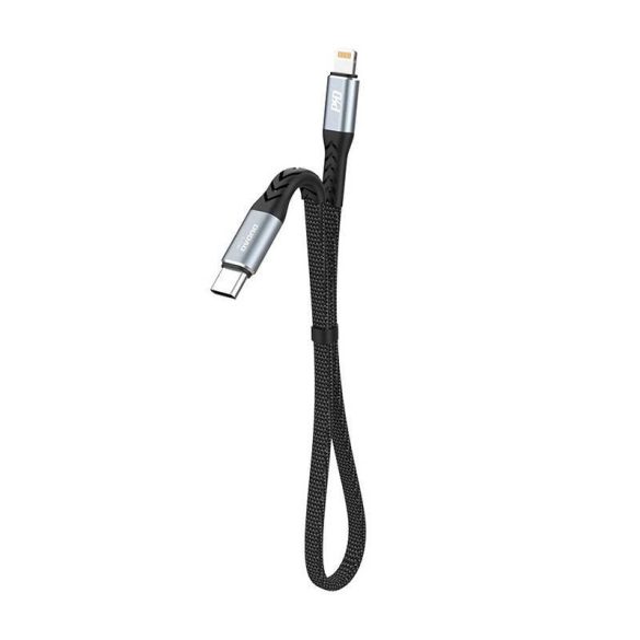 USB-C Lightning Dudao 20W PD 0.23m kábel (fekete)