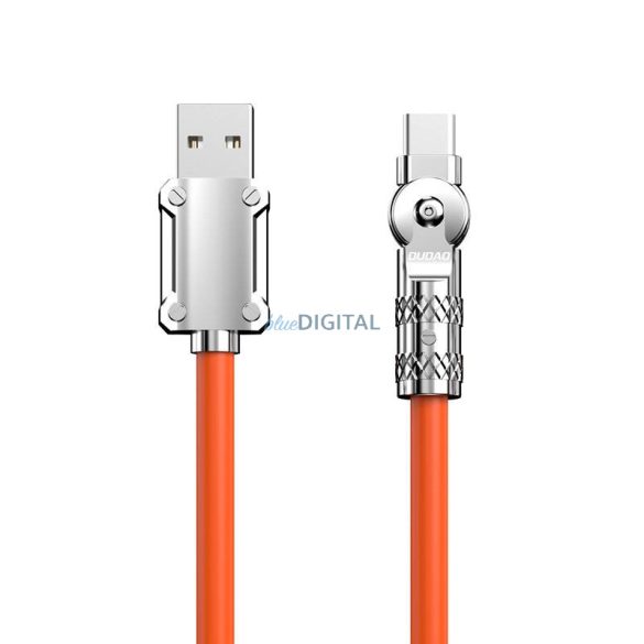 USB-ről USB-C-re forgó kábel Dudao L24AC 120W 1m (narancssárga)