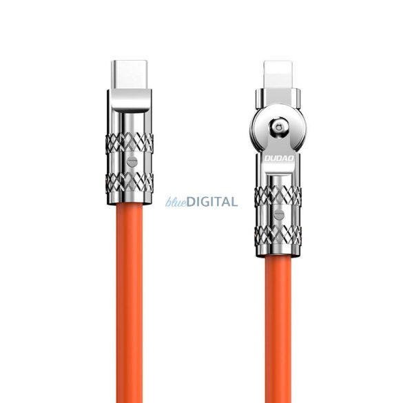 USB-C Lightning forgó kábel Dudao L24CL 120W 1m (narancssárga)