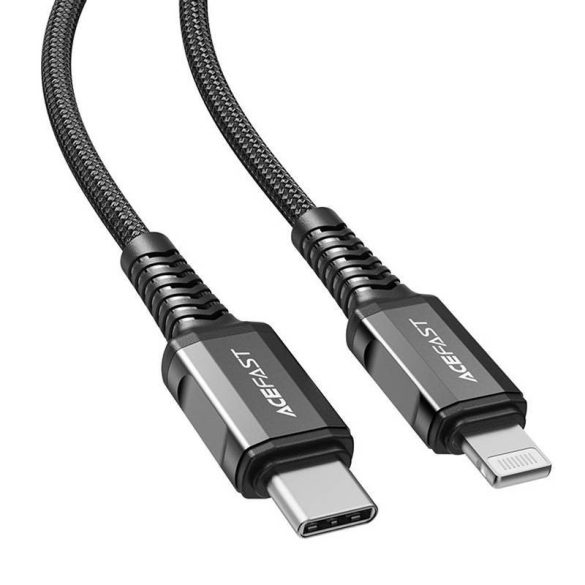 Kábel USB-C Lightning Acefast C1-01, 1,2m (fekete)