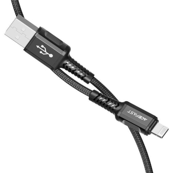 Kábel USB Lightning Acefast C1-02, 1,2m (czarny)