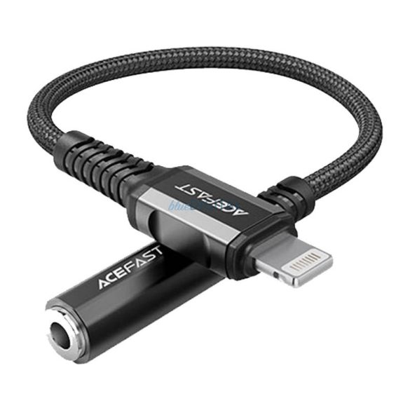 Adapter Lightning és mini jack 3,5mm Acefast C1-05 18cm (fekete)