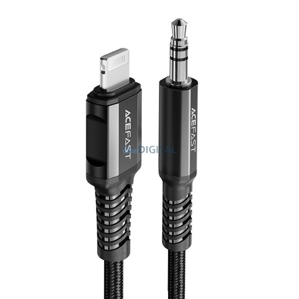 Kábel Lightning mini jack 3,5mm Acefast C1-06 1.2m (fekete)