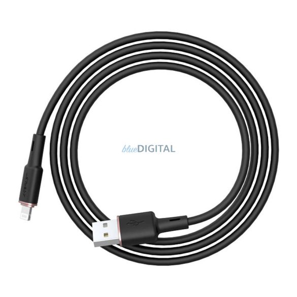 Kábel USB és Lightining Acefast C2-02, MFi, 2.4A, 1.2m (fekete)