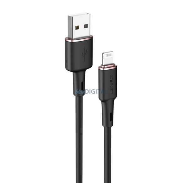 Kábel USB és Lightining Acefast C2-02, MFi, 2.4A, 1.2m (fekete)
