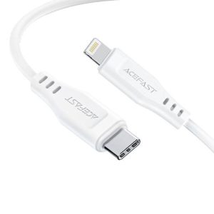 USB kábel MFI Acefast C3-01, USB-C Lightning, 30W, 1,2m (fehér)