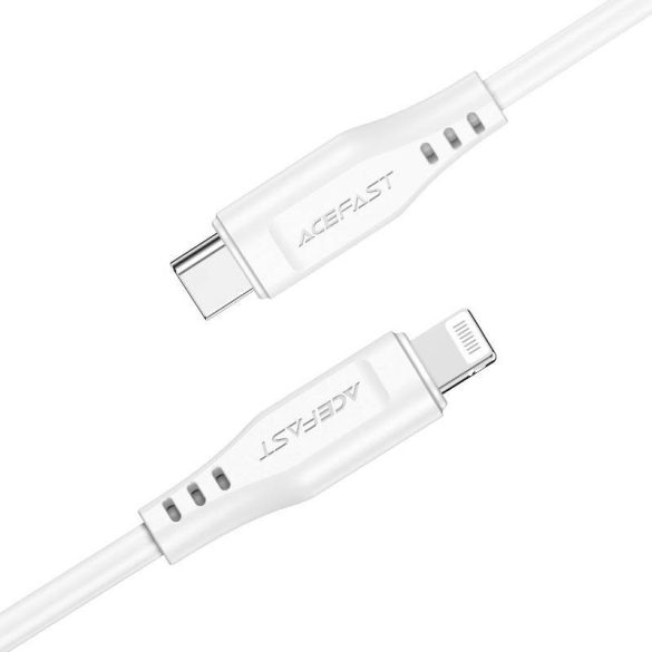 USB kábel MFI Acefast C3-01, USB-C Lightning, 30W, 1,2m (fehér)