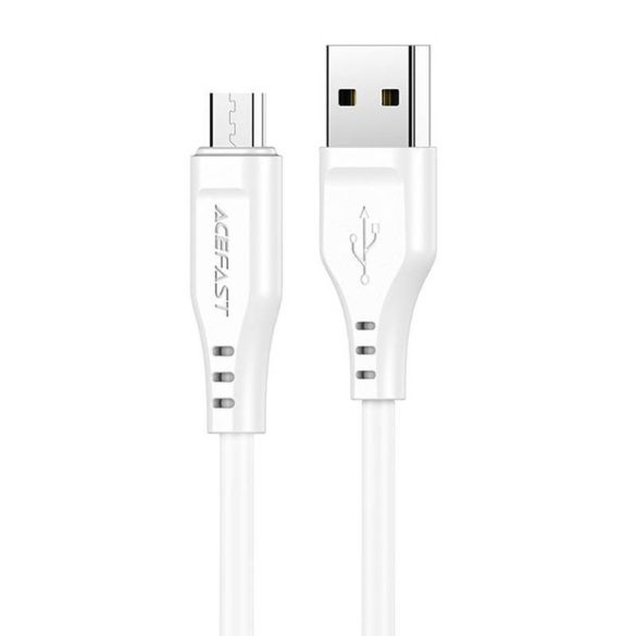 USB-A - USB-Micro Acefast C3-09 1,2m, 60W (fehér)