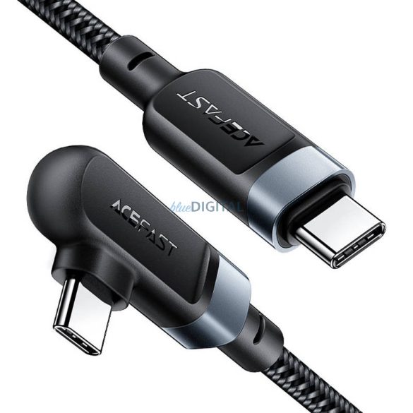 Kábel USB-C-USB-C Acefast C5-03 szögletes, 100W, 2m (fekete)